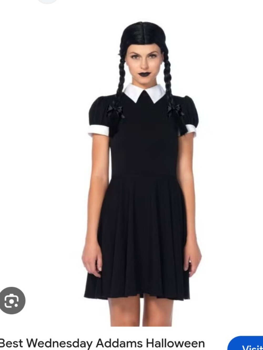 Wednesday Addams Dress Costume NWT, L